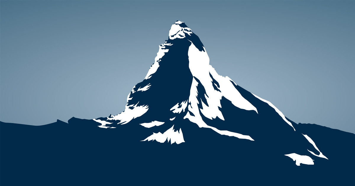 20 fonds d’écran minimalistes pour amoureux de la montagne