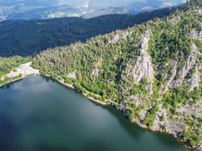 Le lac Blanc dans le Massif des Vosges