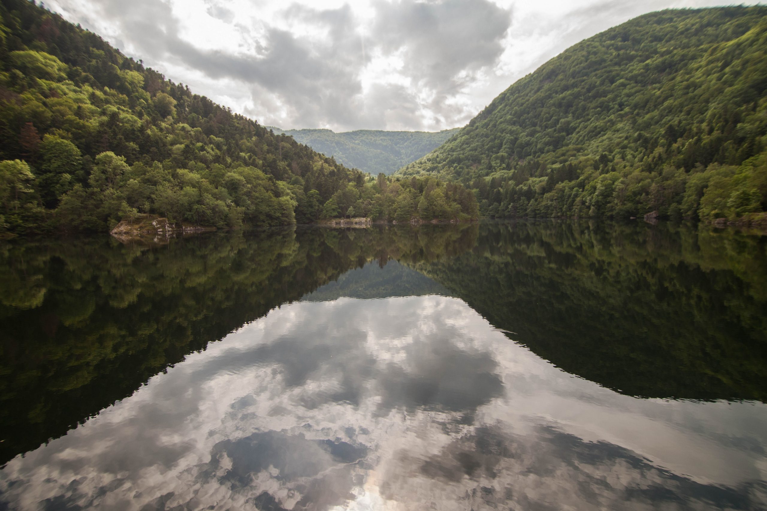 Le lac d'Alfeld dans les Vosges