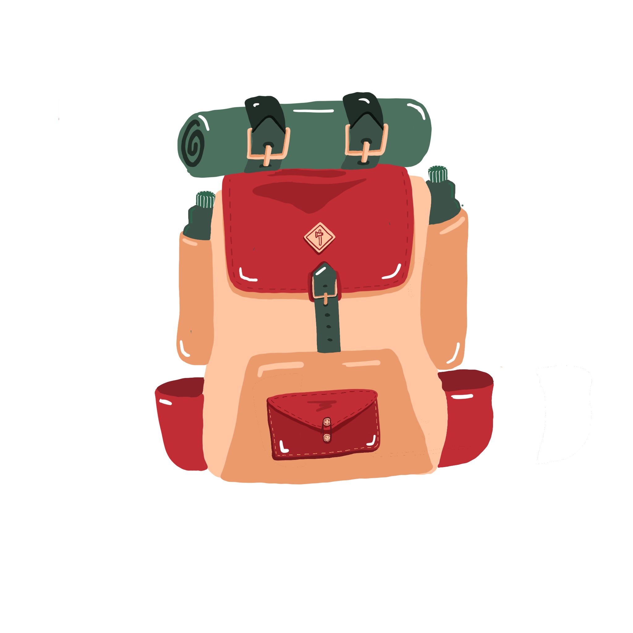 Illustration d'un sac à dos de randonnée sur le blog de randos Vosges qui peut !