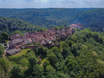 La vieille ville de la Petite Pierre dans les Vosges en Alsace