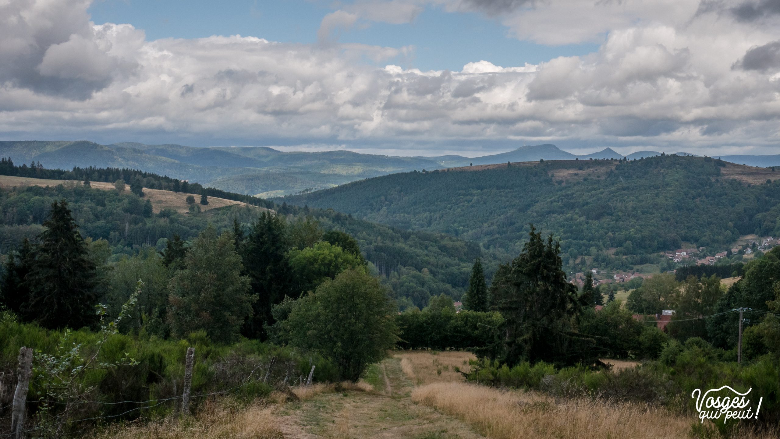 Paysage de la haute vallée de la Bruche dans les Vosges