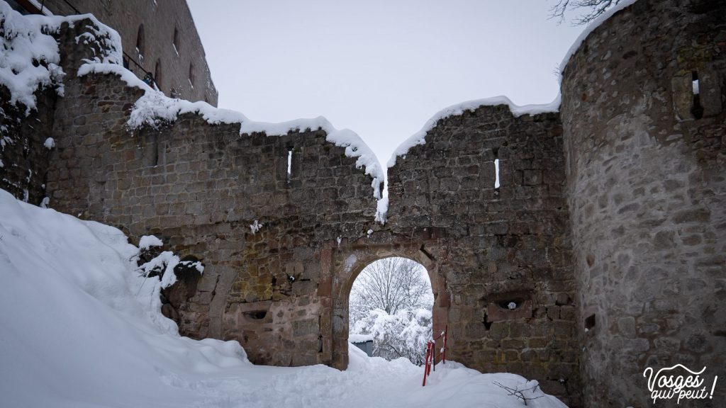 L’entrée du château d’Andlau
