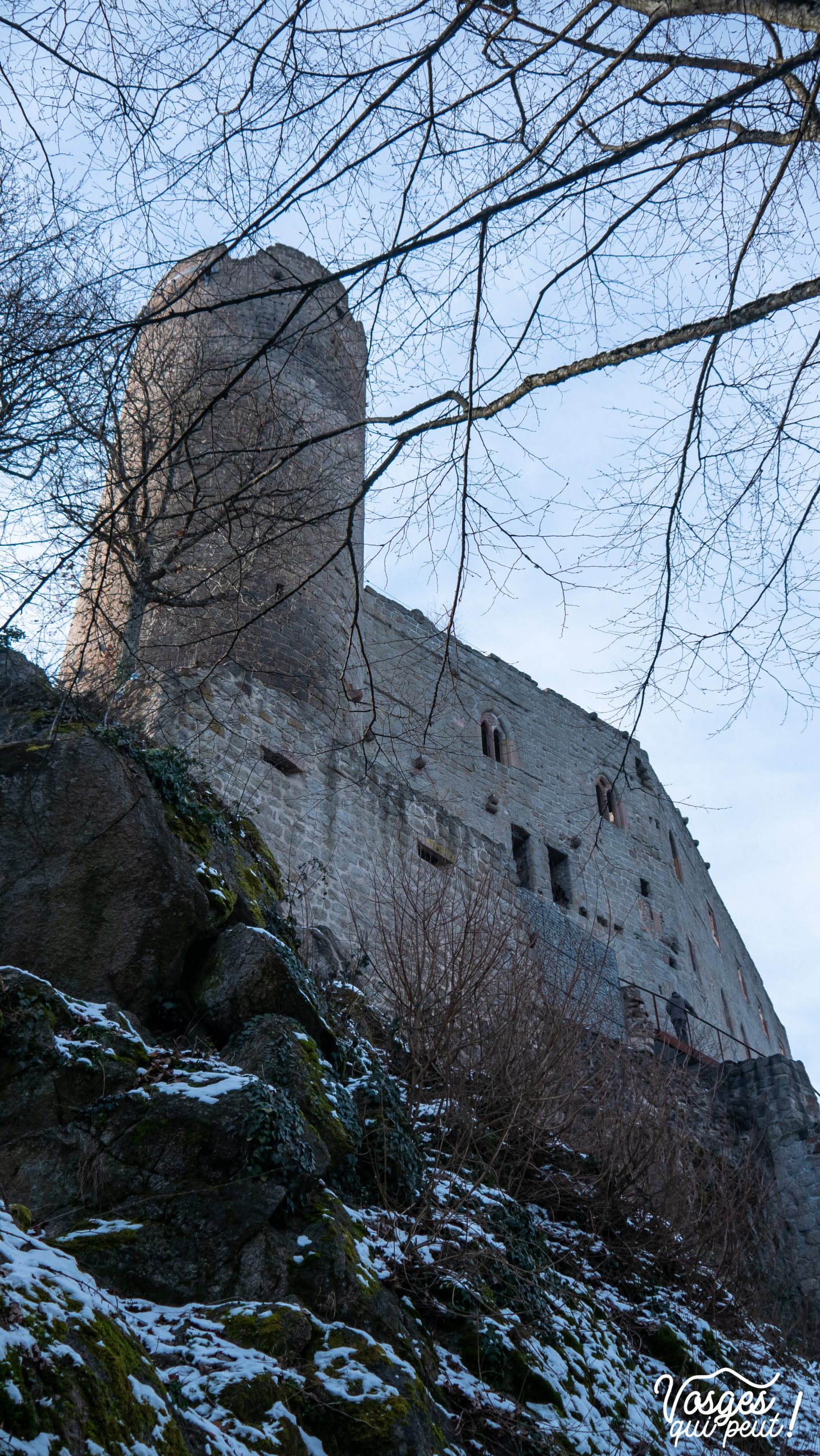 L'une des tours du château d'Andlau