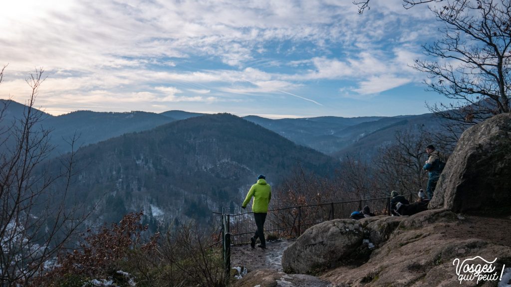 Panorama depuis le Rocher Ste-Richarde dans les Vosges