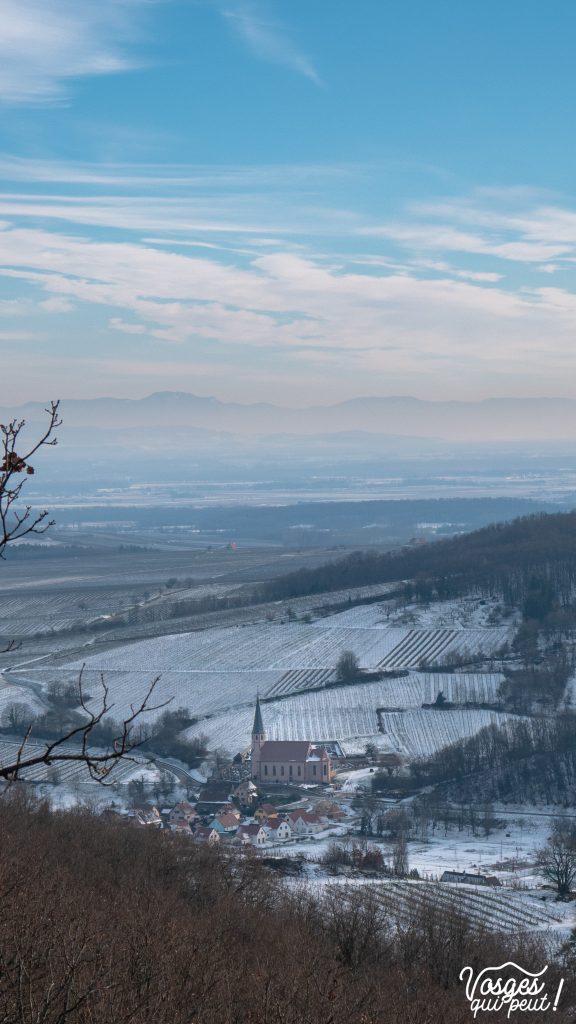 Panorama depuis le Rocher Ste-Richarde dans les Vosges