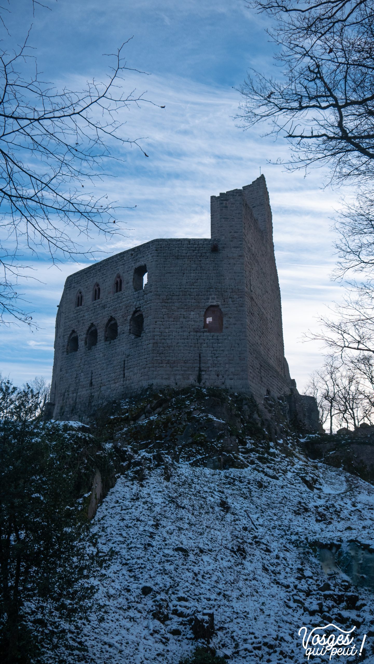 Le château du Spesbourg dans les Vosges