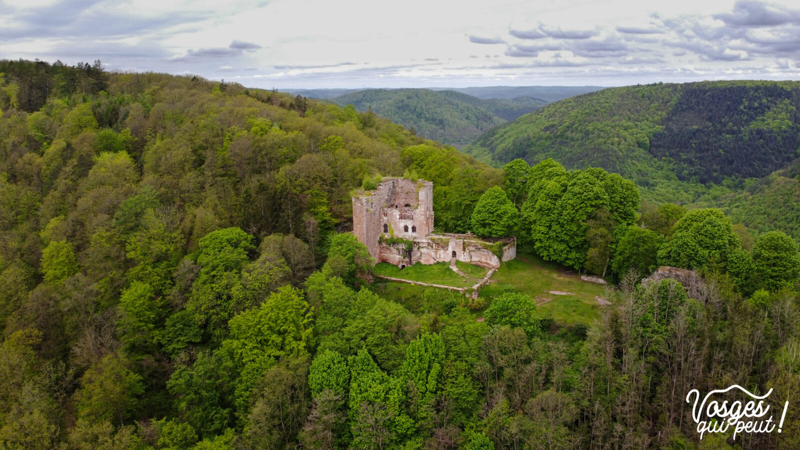 Randonnée dans le Massif des Vosges : le château du Wasenbourg