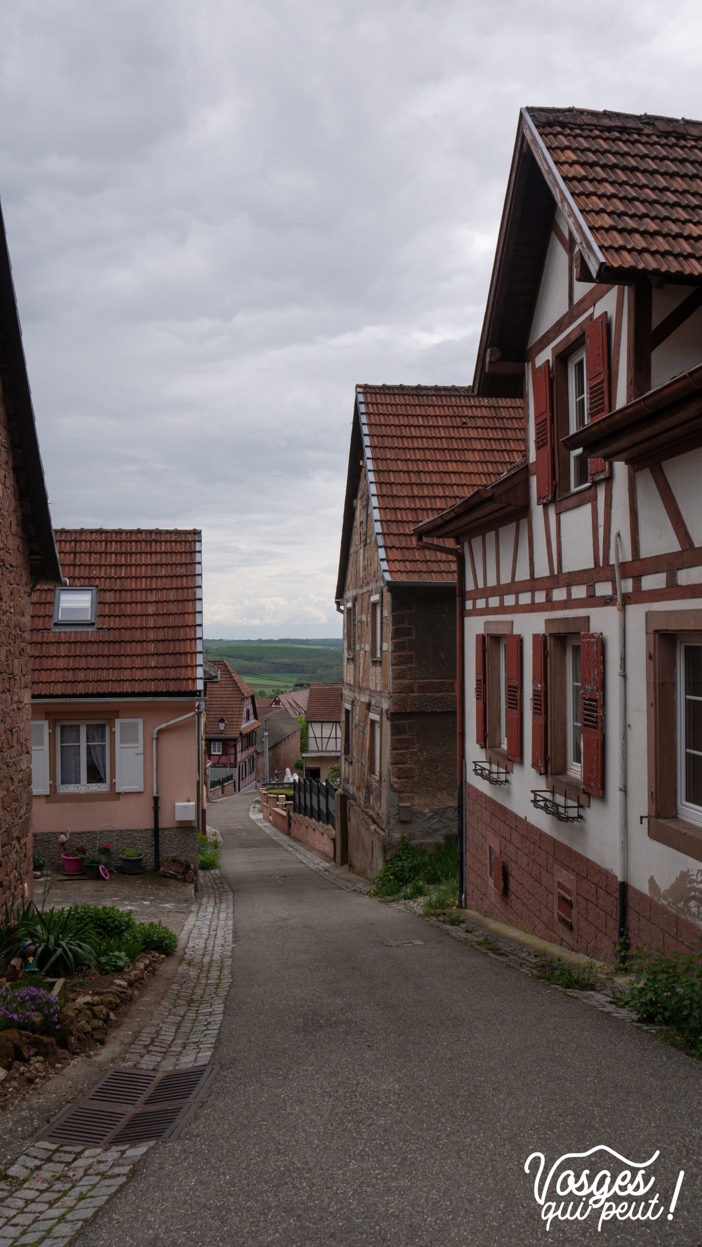 Le village d'Oberbronn dans les Vosges du Nord