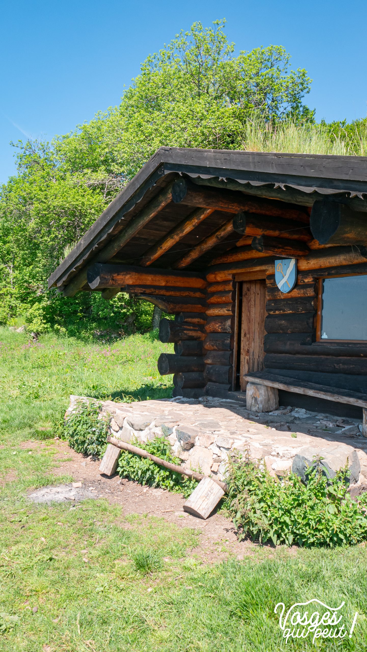 Cabane pour randonneurs dans le Massif des Vosges