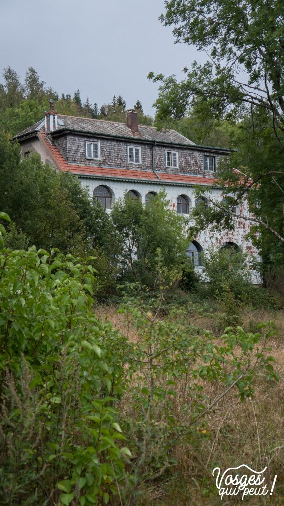 L'arrière de la ferme du Zybrink dans le Massif des Vosges