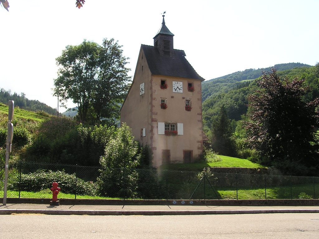 La tour des mineurs à Échéry dans le Massif des Vosges