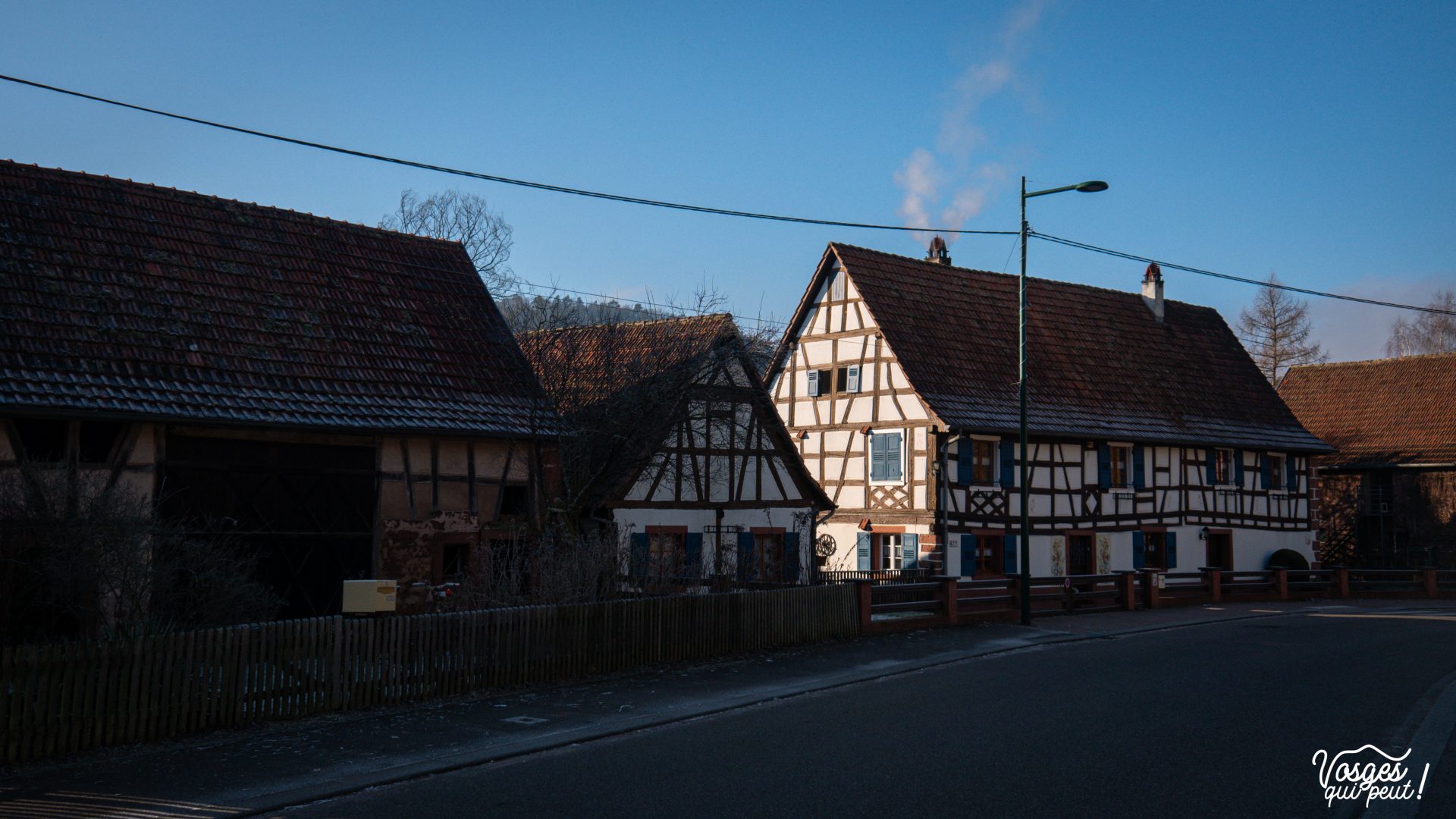 Maison du village d'Obersteinbach dans le Massif des Vosges