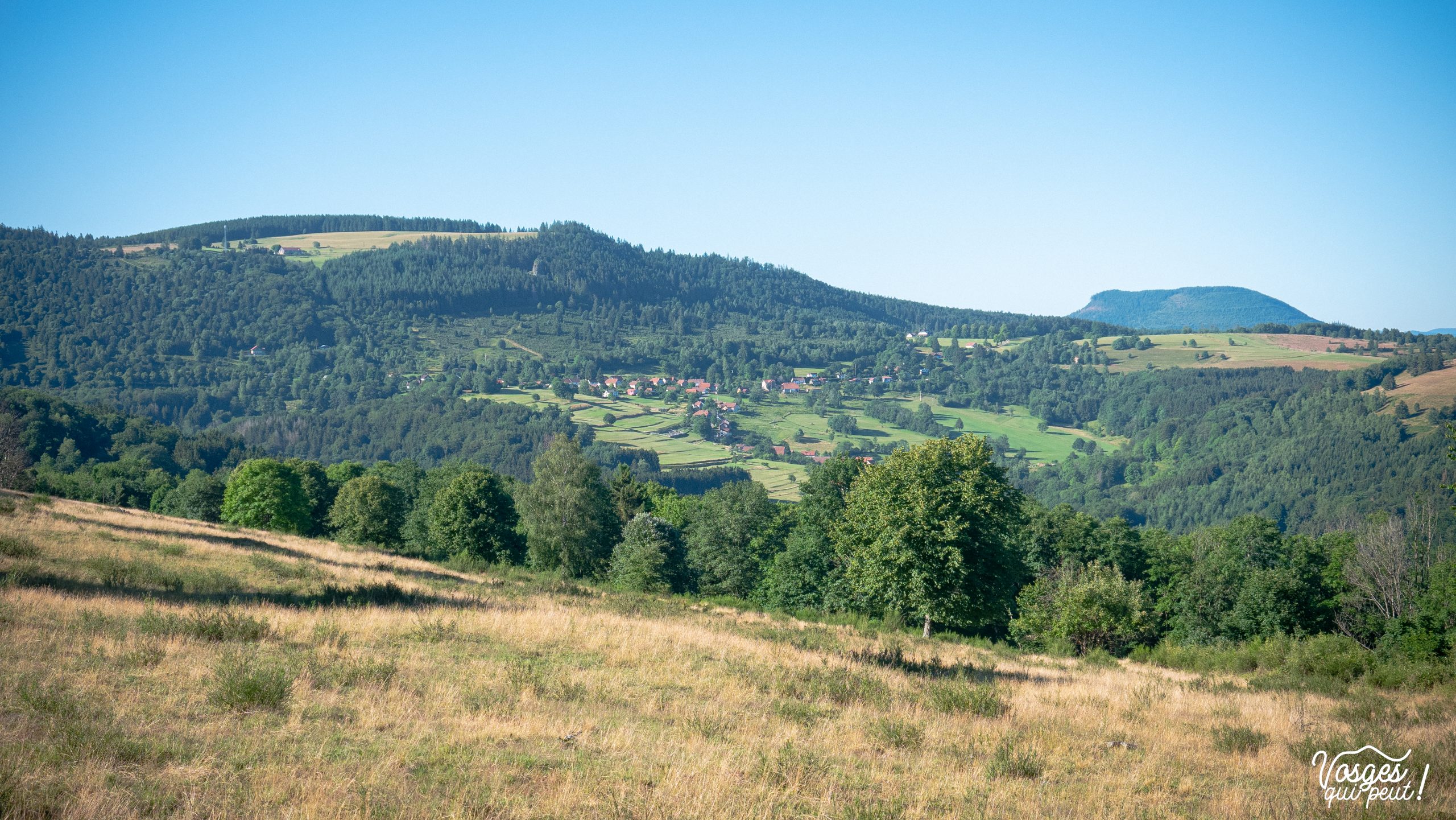 Panorama depuis le col de la Perheux dans le Massif des Vosges