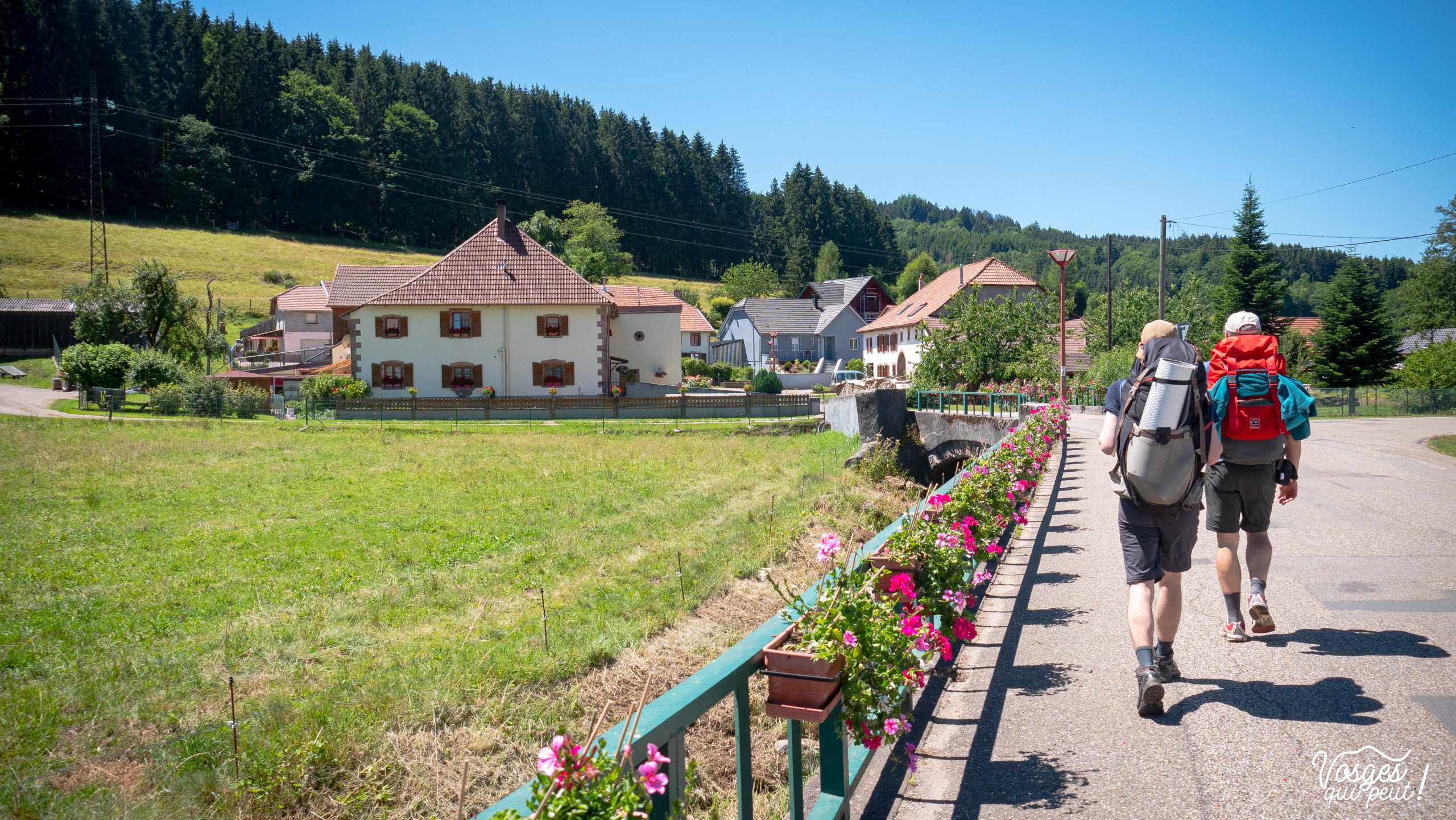 Le village de Colroy-la-Roche dans le Massif des Vosges