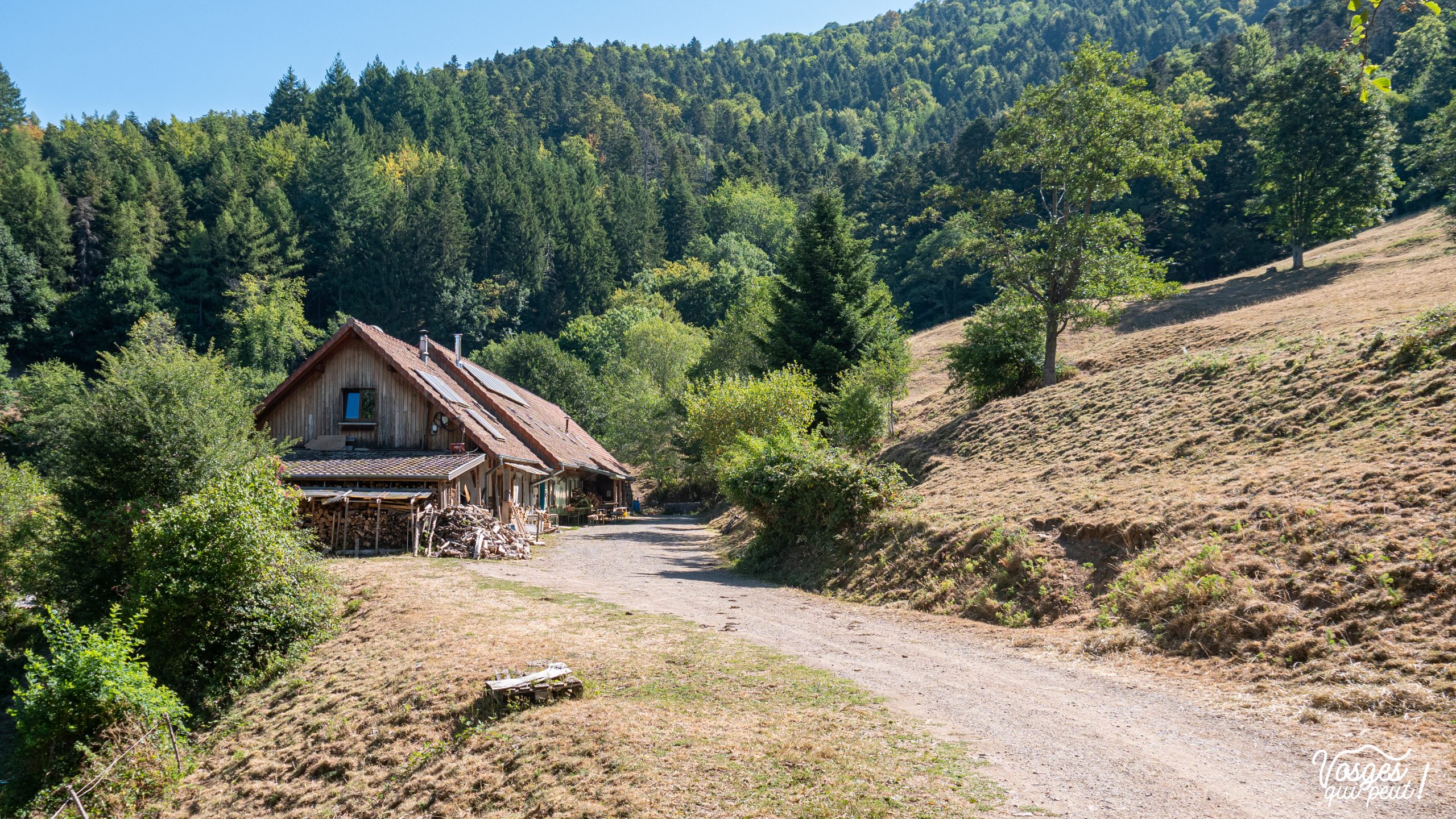 La ferme-auberge d'Ostein dans le Massif des Vosges