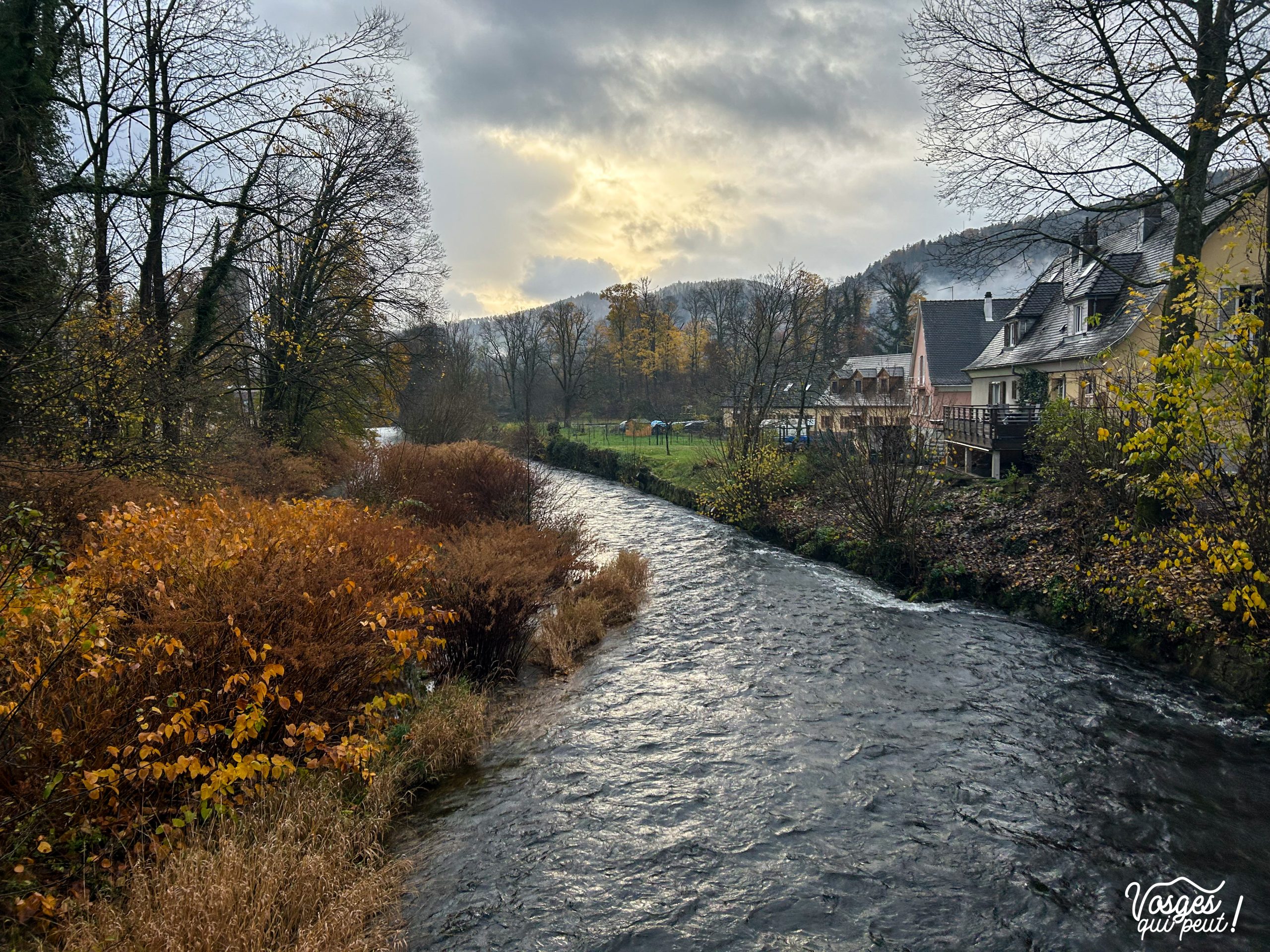 La rivière Thur dans le Massif des Vosges