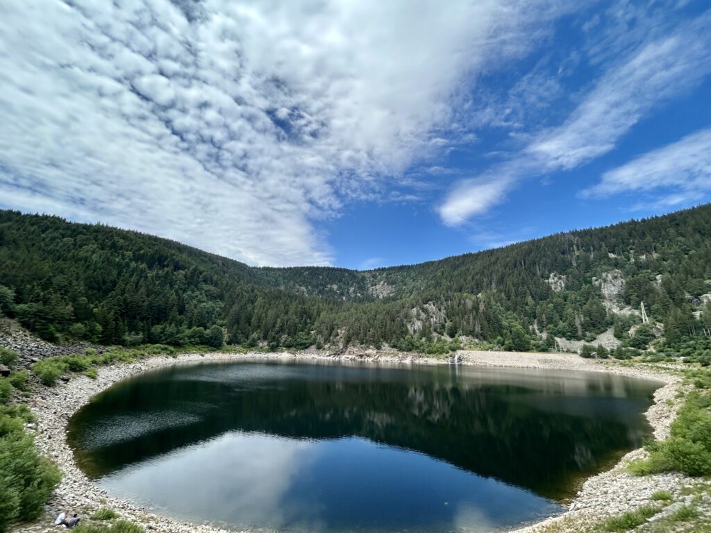Le lac Noir dans le Massif des Vosges