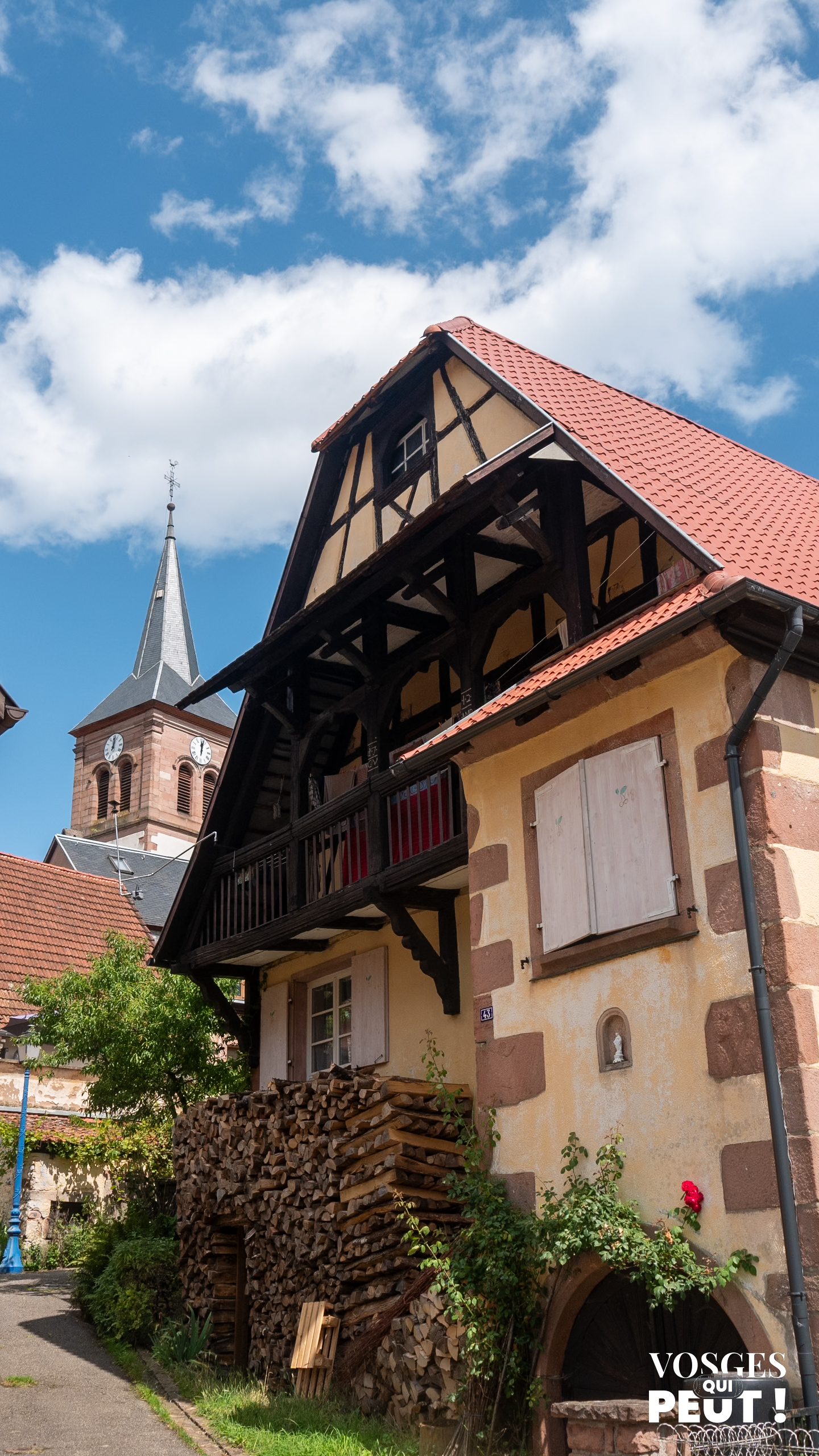 Maison alsacienne dans le Massif des Vosges