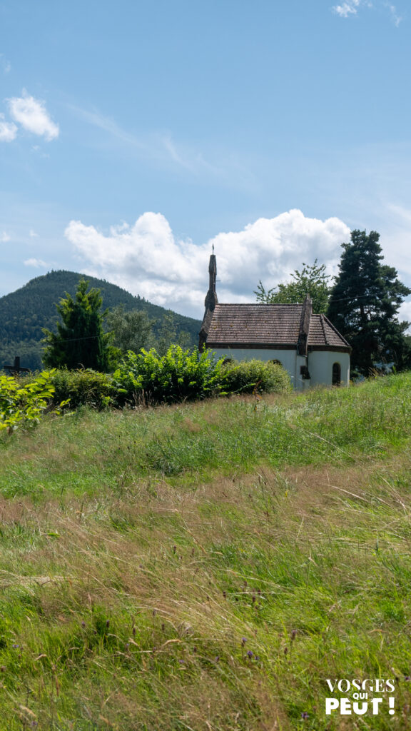 Chapelle au-dessus de Villé dans le Massif des Vosges