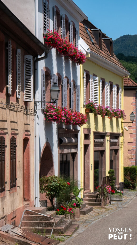 Maisons de Villé dans le Massif des Vosges