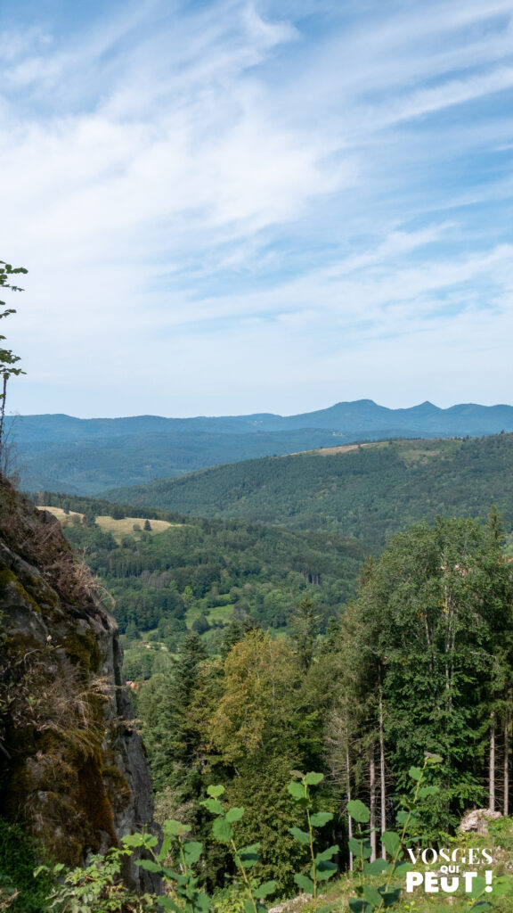 Vue depuis le château de la Roche 