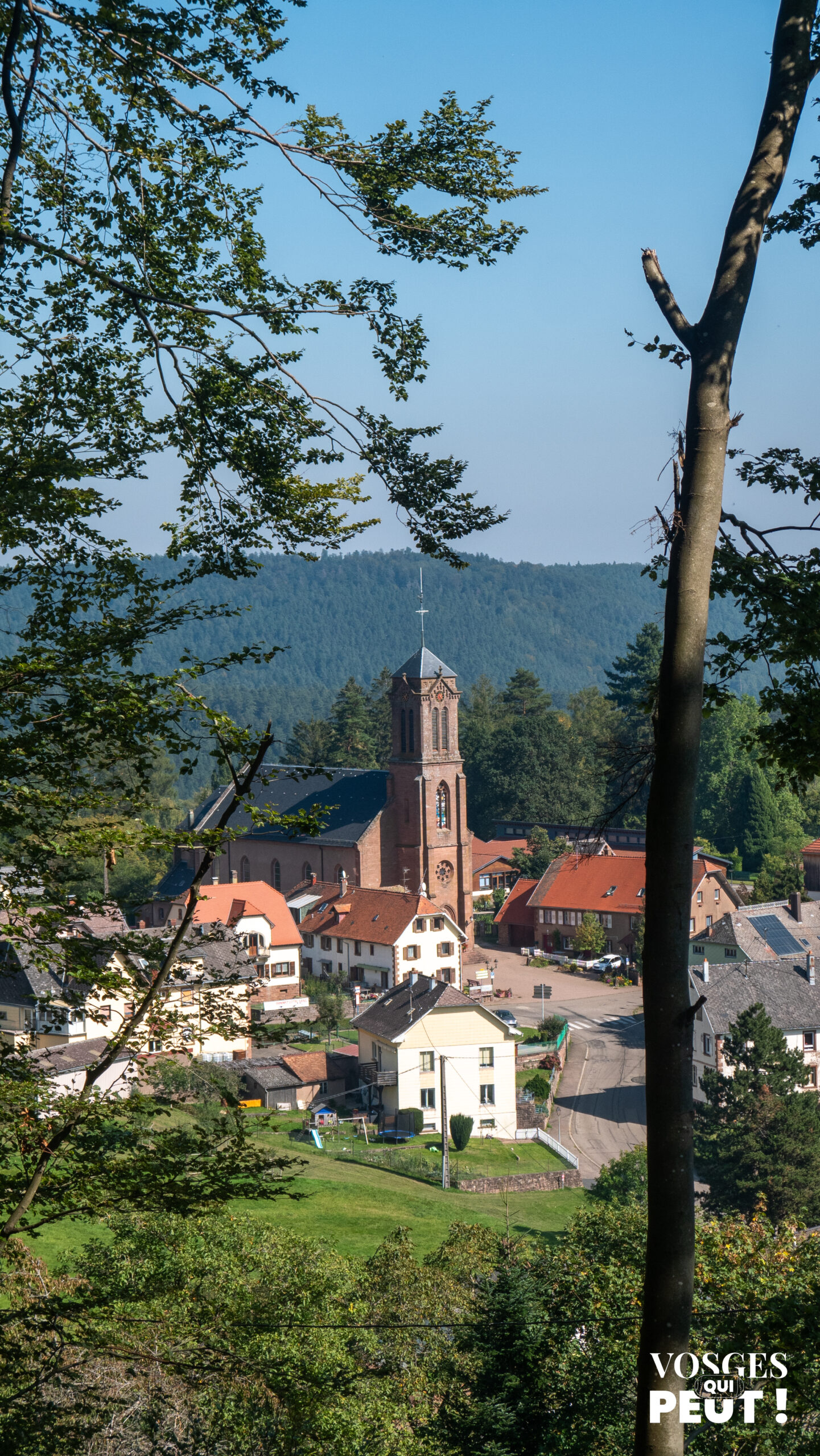 L'église de Wangenbourg dans le Massif des Vosges