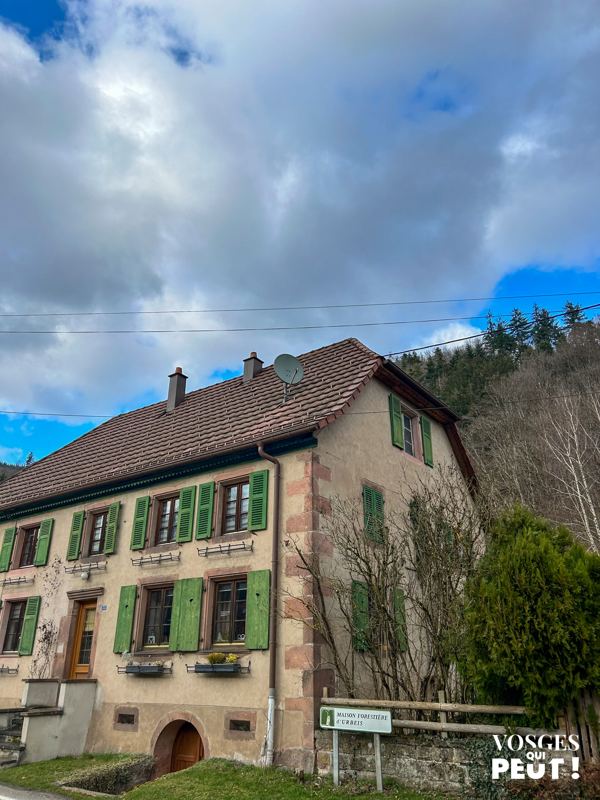 Maison forestière d'Urbeis dans le massif des Vosges