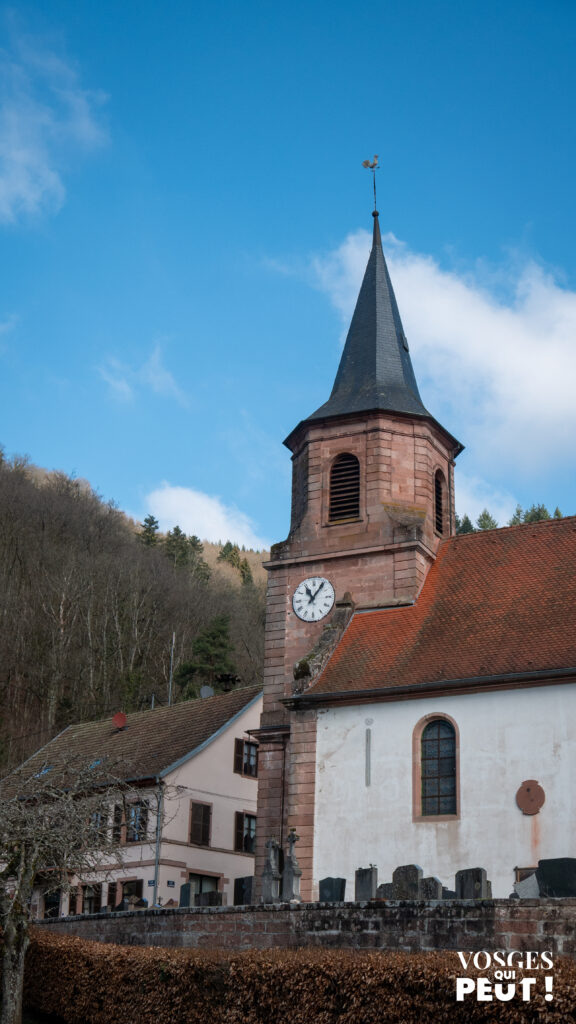 Église d'Urbeis dans le massif des Vosges