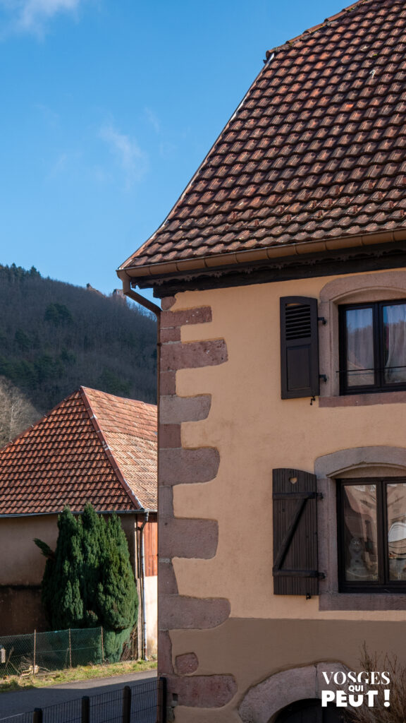 Ferme vosgienne à Urbeis dans le massif des Vosges