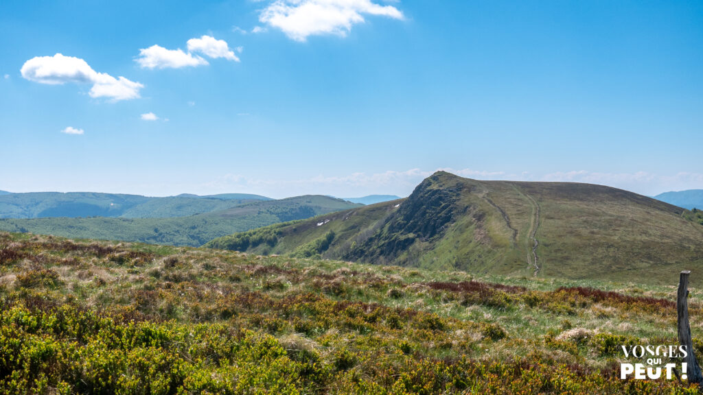 Vue sur le Rothenbachkopf dans le massif des Vosges