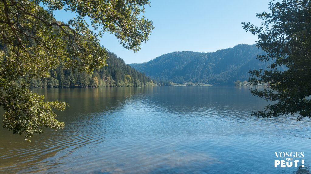 Le lac de Longemer dans le massif des Vosges