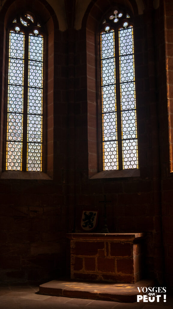 Intérieur de la chapelle du château de Lichtenberg