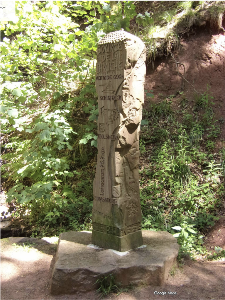 La source de la Bruche dans le massif des Vosges
